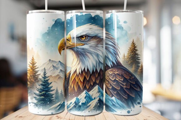 Download Bald Eagle Tumbler Wrap – PNG File - Eagle tumbler Collection