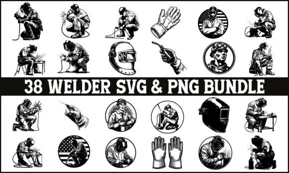 Download Welder SVG PNG Bundle, Welding Clipart - Welding Collection