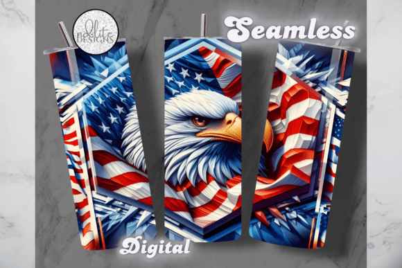 Download American Flag Eagle Tumbler Wrap - Eagle tumbler Collection