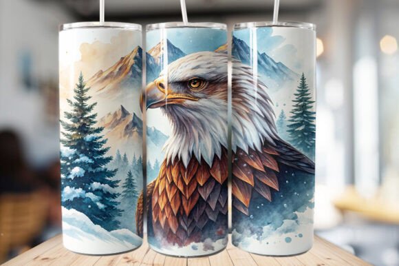 Download Bald Eagle Tumbler Wrap – PNG File - Eagle tumbler Collection