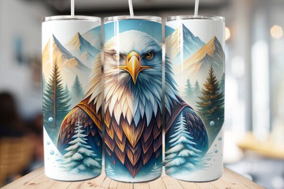 Download Bald Eagle Tumbler Wrap – PNG File - Eagle tumbler Collection