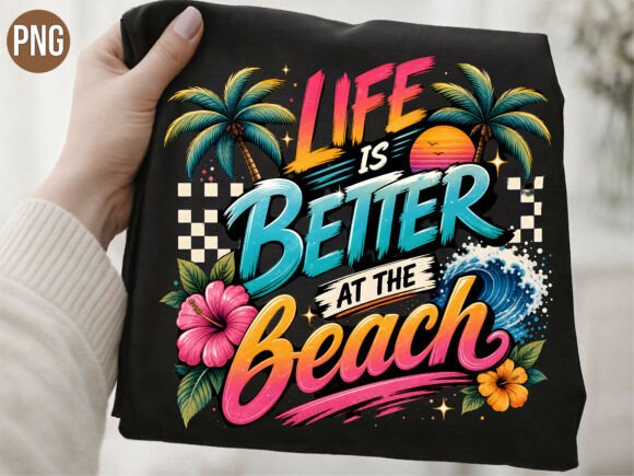 Download Summer Hibiscus Beach Vibes PNG Shirt - Beach vibes Collection