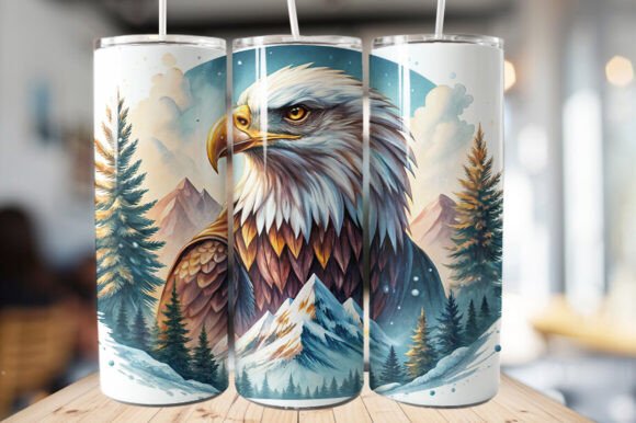 Download Bald Eagle Tumbler Wrap – PNG File - Eagle tumbler Collection