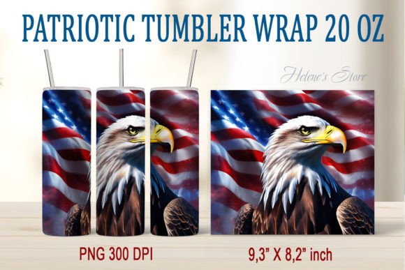 Download American Eagle Tumbler Wrap 20oz Design - Eagle tumbler Collection