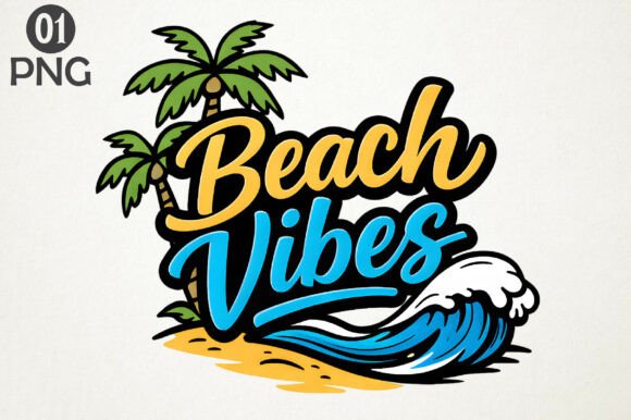 Download Beach Vibes Tropical PNG Clipart Design - Beach vibes Collection