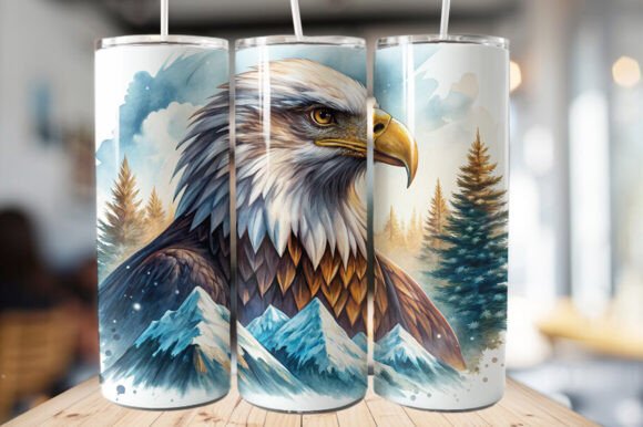 Download Bald Eagle Tumbler Wrap – PNG File - Eagle tumbler Collection