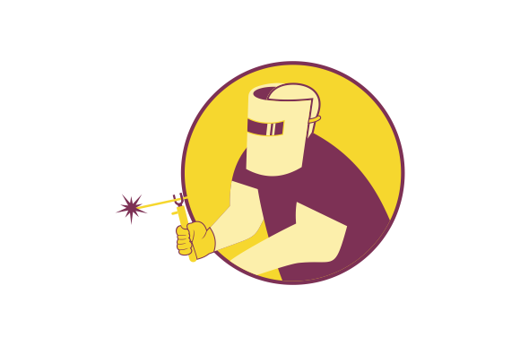 Download Welder Worker Welding Torch Retro - Premium Resources